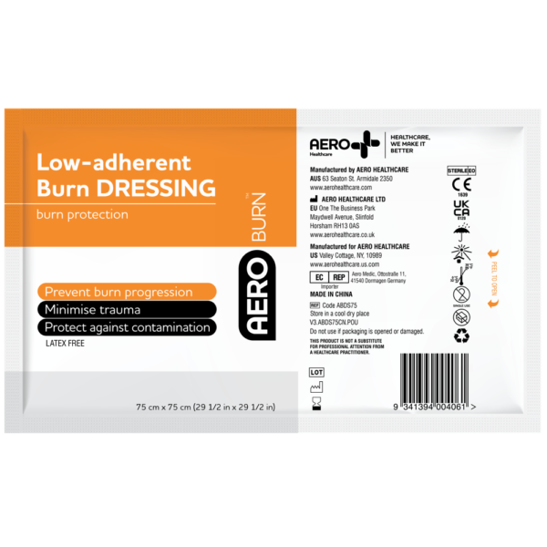 AEROBURN Low-Adherent Burn Dressing 75 x 75cm