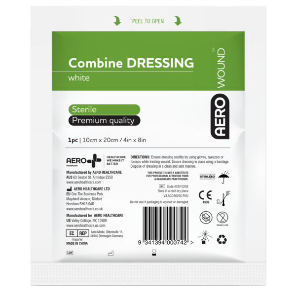 AEROWOUND Combine Dressing 10 x 20cm Bag/50