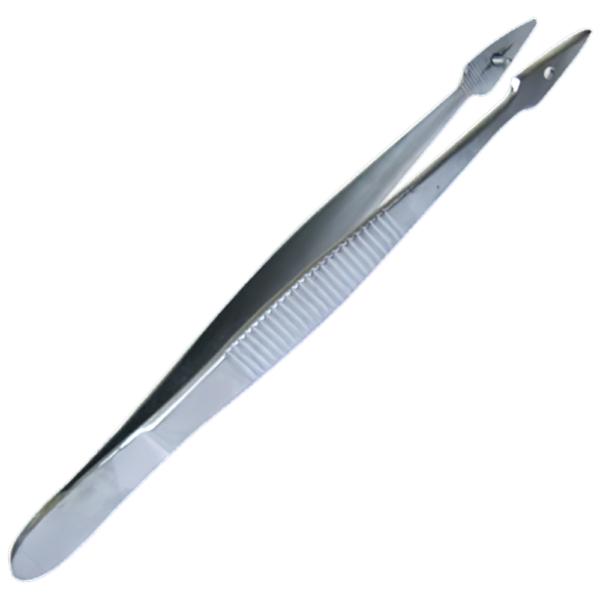 AEROINSTRUMENT Stainless Steel Fine Forceps with Pin 13cm