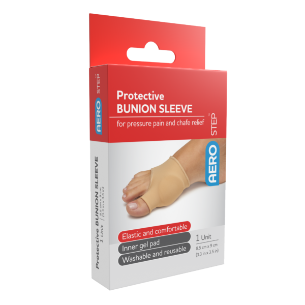 AEROSTEP Protective Bunion Sleeve 8.5 x 9cm Box/1