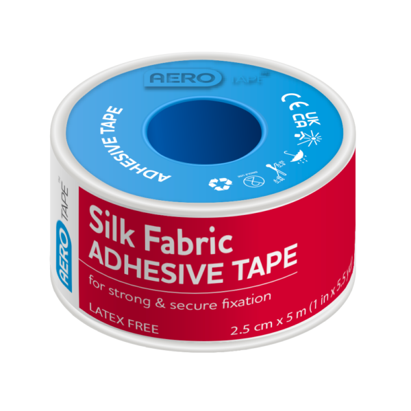 AEROTAPE Silk Fabric Adhesive Tape 2.5cm x 5M