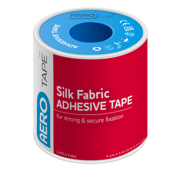 AEROTAPE Silk Fabric Adhesive Tape 5cm x 5M