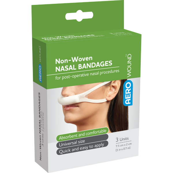 AeroWound Nasal Sling Bandage 3pk Box / 3