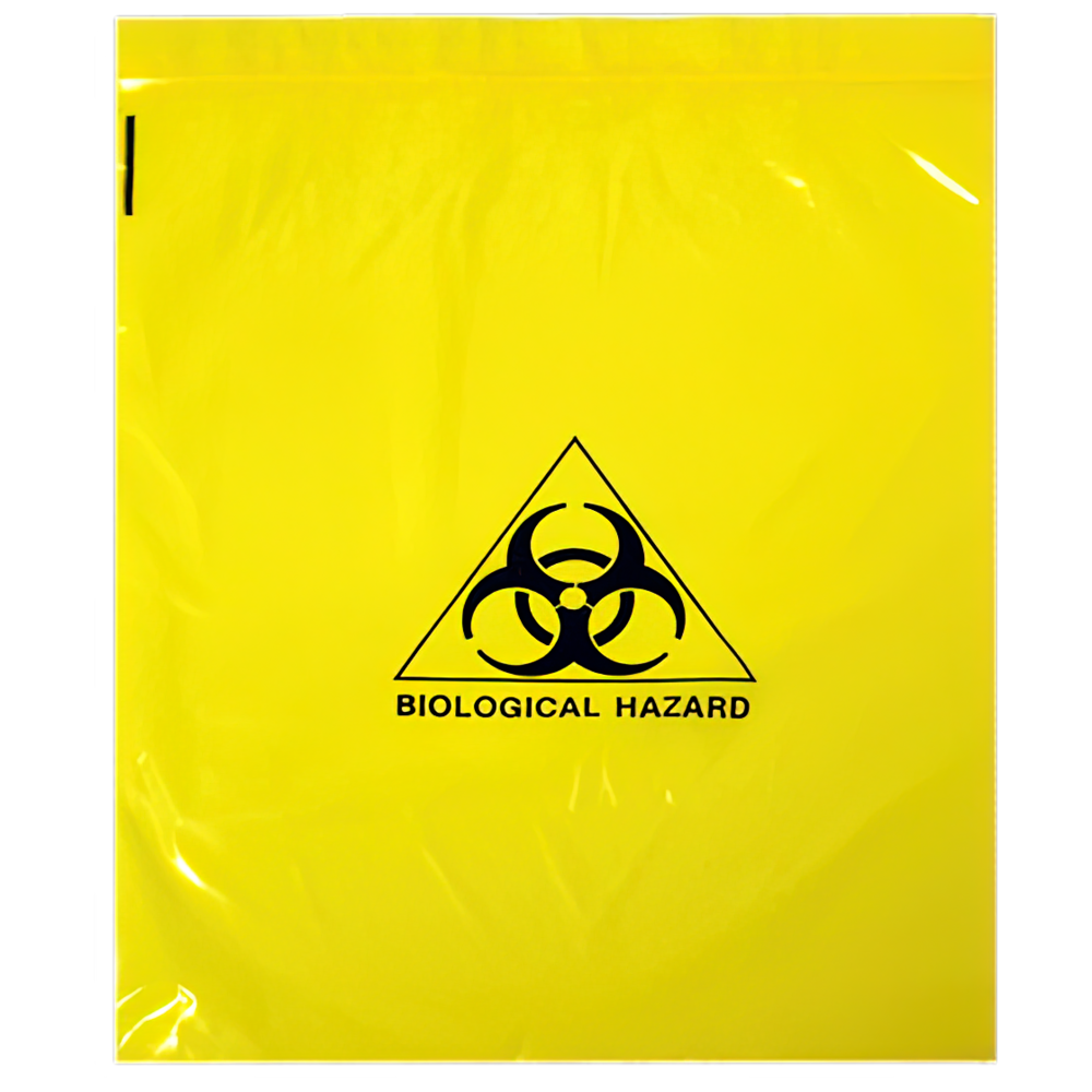 AEROHAZARD Biohazard Clinical Waste Bag 4L – Press Seal, 30um (250 x ...