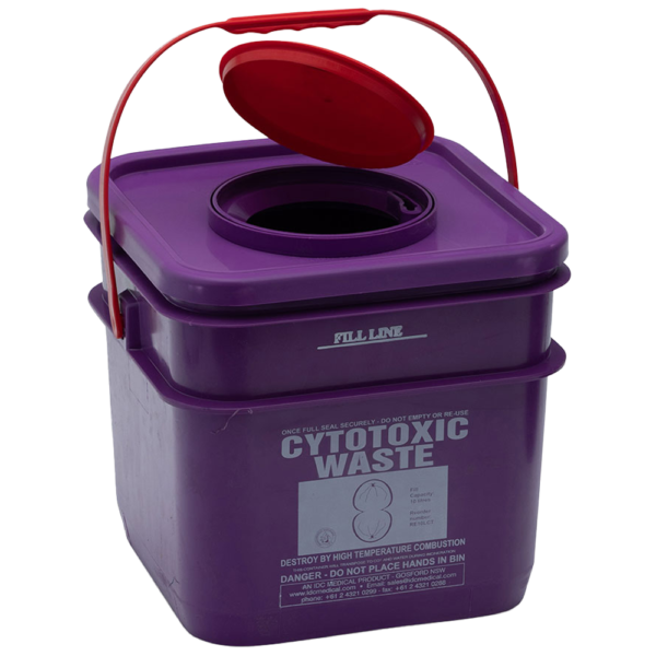 AEROHAZARD Cytotoxic Disposal Container 12.5L