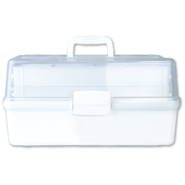 AEROCASE Medium White and Clear Tacklebox 42 x 21 x 22cm (for AFAK4T/AFAK5T)