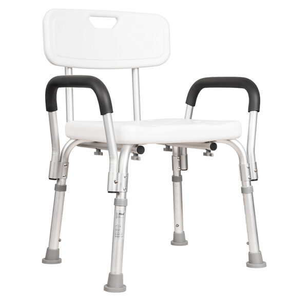 Shower Chair, Aluminium Rust Free, Adjustable Height - Regular