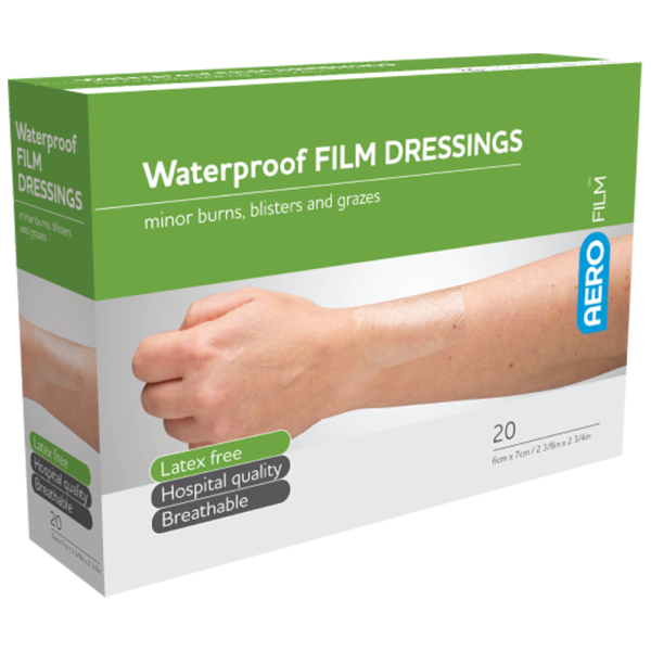 AEROFILM Waterproof Film Dressing 6 x 7cm Box/20