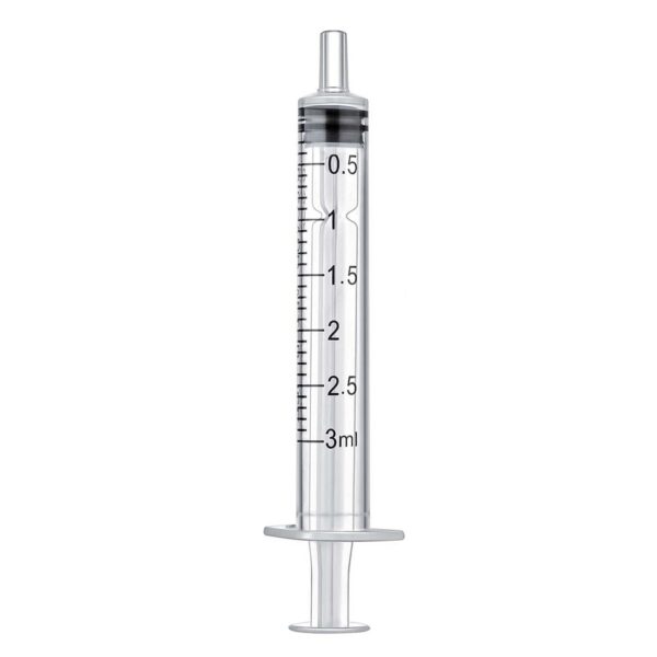 Luer Slip Syringes, Box of 100 - 3mL