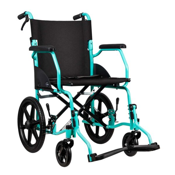 Classic Transit Wheelchair - Aqua